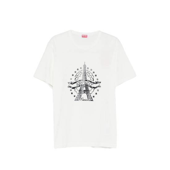 26FW 겐조 탑 FG65TS1664SG 02 WHITE