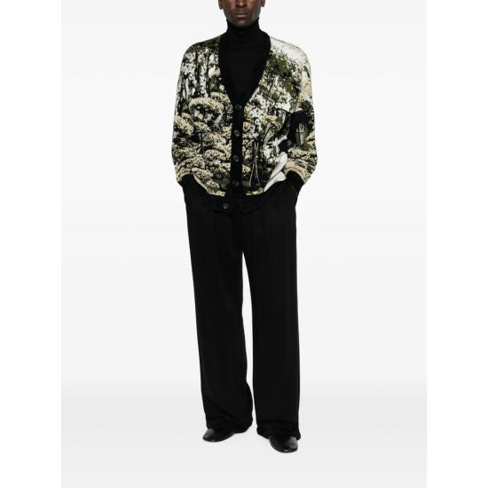 26FW 겐조 가디건 FG65CA8143FD 51 GREEN NEUTRALS - KENZO