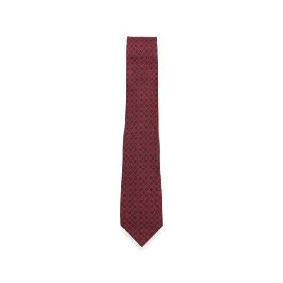 26FW 살바토레 페라가모 넥타이 351476 0797325 BORDE RED BLACK