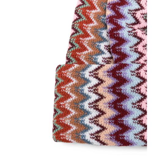 26FW 미소니 비니 CPRAWMDA823 0003 RED BLUE - MISSONI