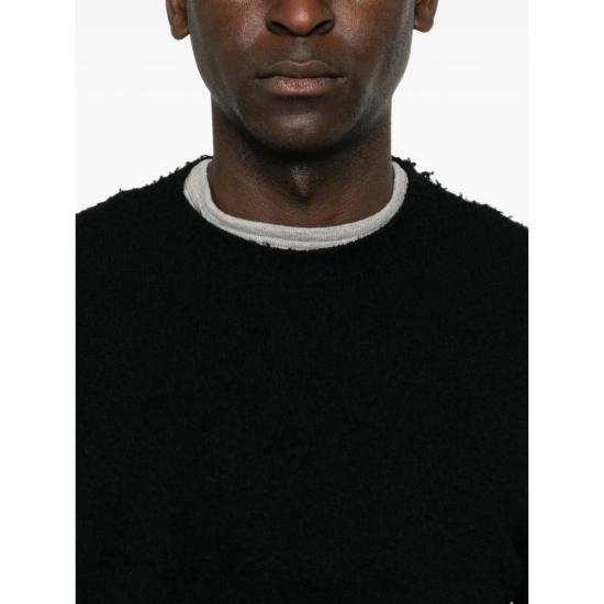26FW 스칼리오네 니트웨어 UTM156 001 BLACK - SCAGLIONE