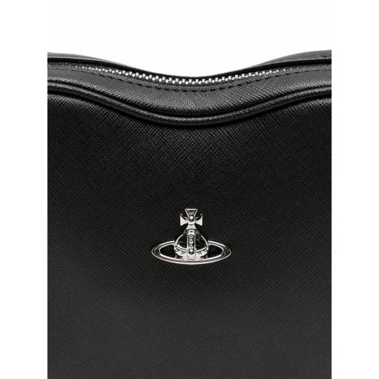 26FW 비비안웨스트우드 벨라 하트 크로스백 5801000OW S0021 N401 BLACK - VIVIENNE WESTWOOD