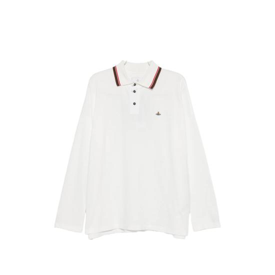 26FW 비비안웨스트우드 폴로 티셔츠 2H010010 J00AU A401 WHITE