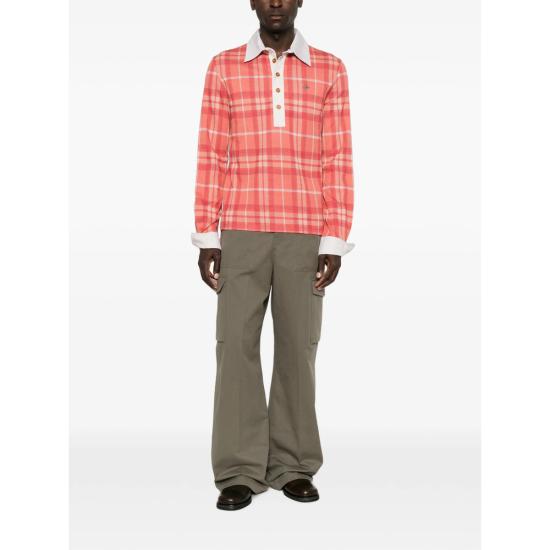 26FW 비비안웨스트우드 폴로 티셔츠 2H01000W J00C1 G408 RED - VIVIENNE WESTWOOD