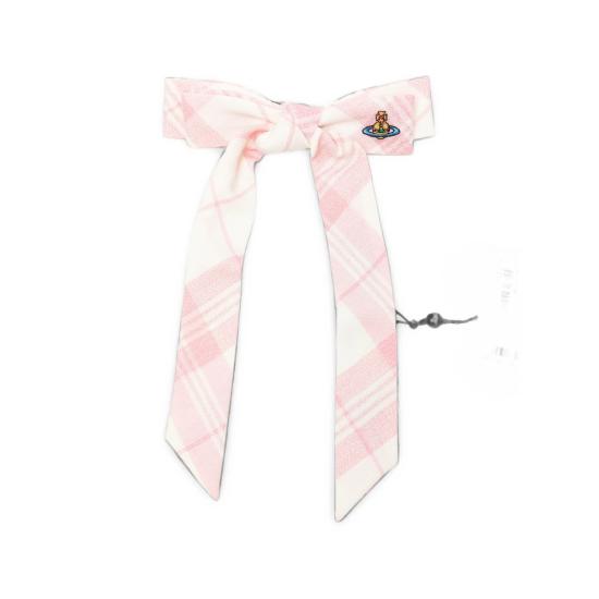 26FW 비비안웨스트우드 헤어 액세서리 81020023 W01JU O201 NEUTRALS PINK