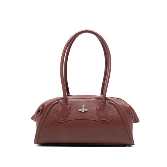 26FW 비비안웨스트우드 사피아노 레더 숄더백 4703000LW L00BX D405 BROWN