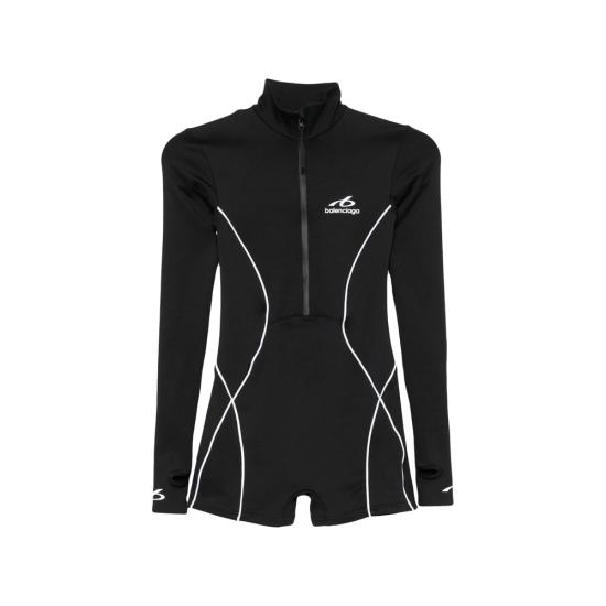 26FW 발렌시아가 테크웨어 바디수트 A0023P TTVX9 1000 BLACK