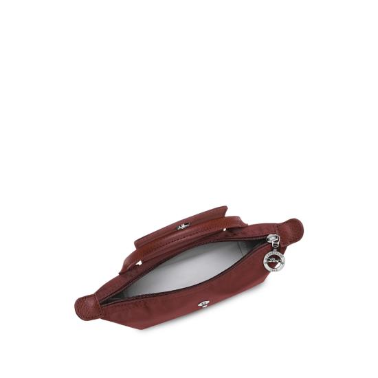 26FW 롱샴 르 플리아쥬 원 캔버스 파우치 34175979 P87 RED - LONGCHAMP