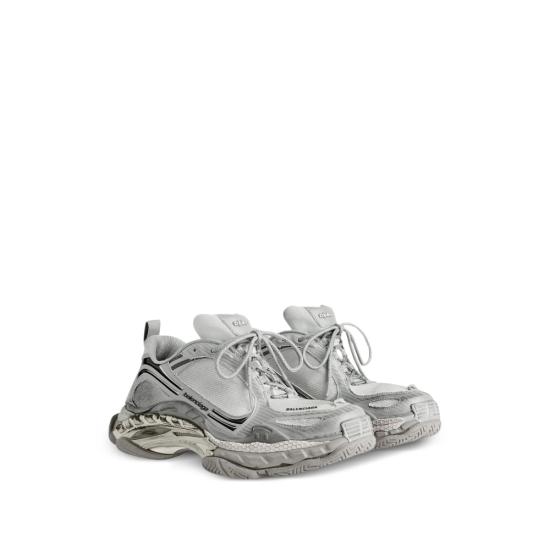 26FW 발렌시아가 트리플 S.2.0 그래디언트 스니커즈 865849 WTR2G 1800 WHITE GREY - BALENCIAGA