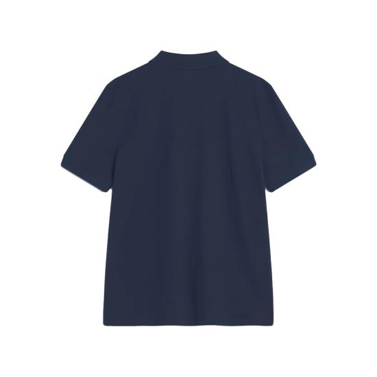 26FW 메종키츠네 폭스 헤드 레귤러 폴로 티셔츠 PM00209KP0002 CLNAV BLUE - MAISON KITSUNE