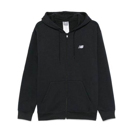 26FW 뉴발란스 로고 플리스 풀집 후디 MJ41502BK BLACK