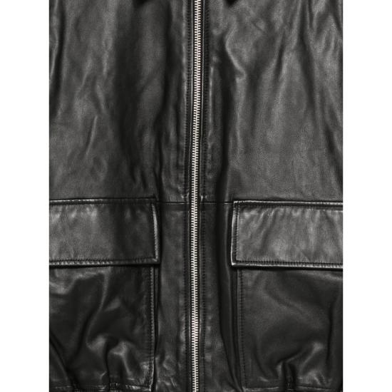 26FW 스튜디오 니콜슨 피스톤 레더 자켓 SNM 1115 PISTON BLACK - STUDIO NICHOLSON