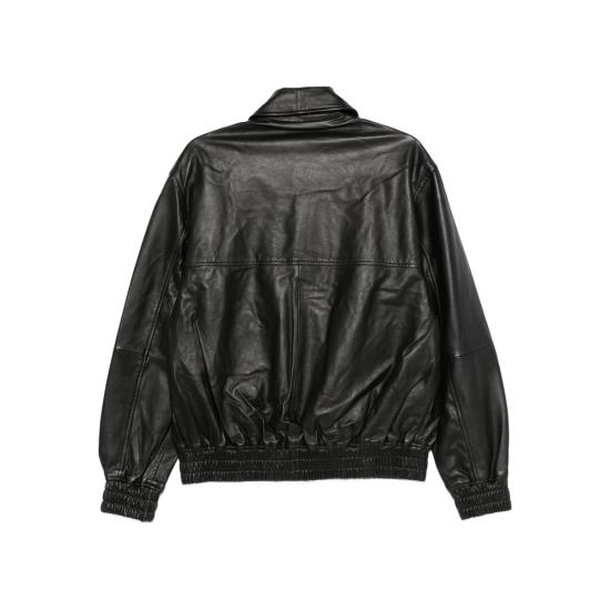 26FW 스튜디오 니콜슨 피스톤 레더 자켓 SNM 1115 PISTON BLACK - STUDIO NICHOLSON