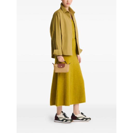 26FW 롱샴 르 플리아쥬 오리지널 핸들 파우치 34175089 P86 YELLOW - LONGCHAMP