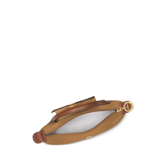 26FW 롱샴 르 플리아쥬 오리지널 핸들 파우치 34175089 P86 YELLOW - LONGCHAMP