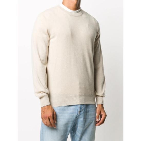 26FW 브루넬로 쿠치넬리 캐시미어 니트 M2200100 CS396 NEUTRALS - BRUNELLO CUCINELLI