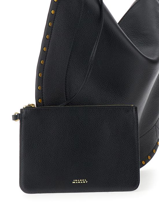 26SS 이자벨마랑 OSKAN 오스칸 문 숄더백 PP0200FA BLACK - ISABEL MARANT