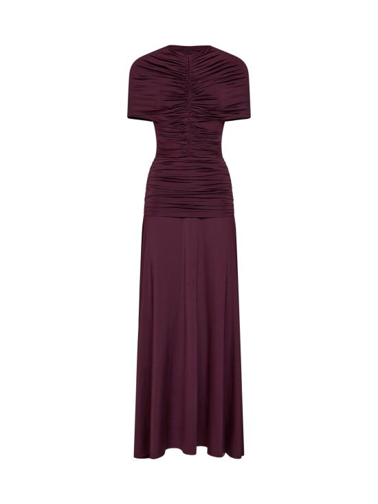 26FW 셀프 포트레이트 원피스 098M BURGUNDY
