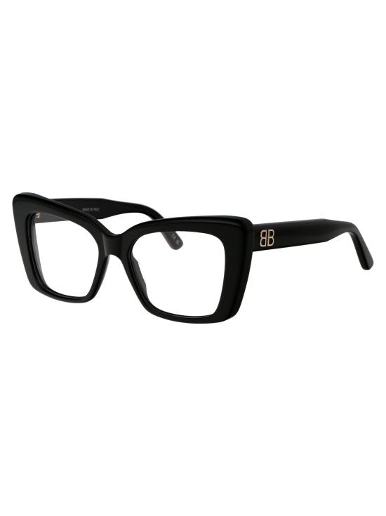  발렌시아가 BB 로고 안경 BB0297O BLACK - BALENCIAGA