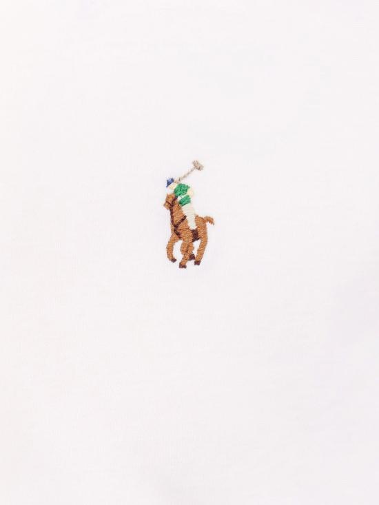 26FW 폴로 랄프로렌 포니 로고 자수 반팔티 710740727 WHITE - POLO RALPH LAUREN