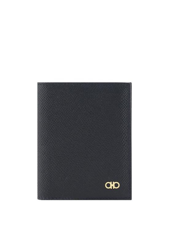 26FW 살바토레 페라가모 간치니 반지갑 775661 BLACK