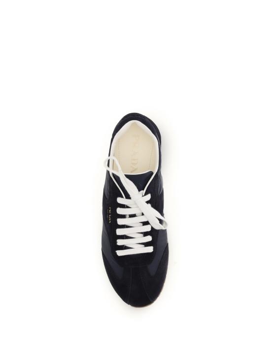 26SS 프라다 스웨이드 나일론 스니커즈 2EE465FG000D7R BLACK - PRADA