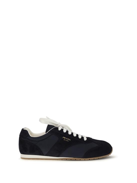 26SS 프라다 스웨이드 나일론 스니커즈 2EE465FG000D7R BLACK