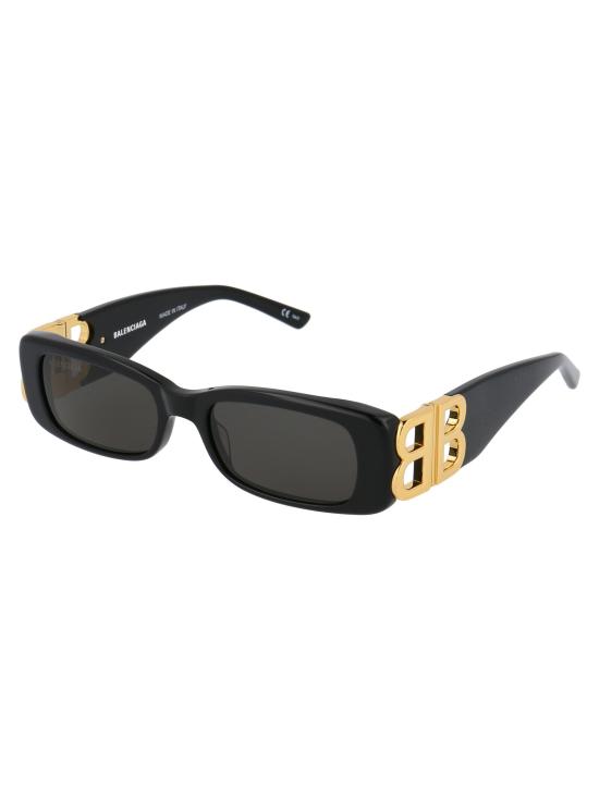  발렌시아가 BB 로고 선글라스 BB0096S BLACK - BALENCIAGA