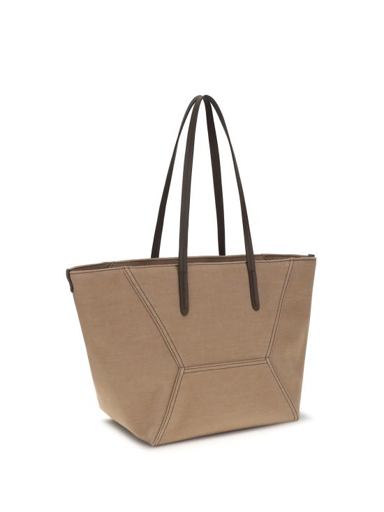 26SS 브루넬로 쿠치넬리 토트백 MB25D2573 CAMEL - BRUNELLO CUCINELLI