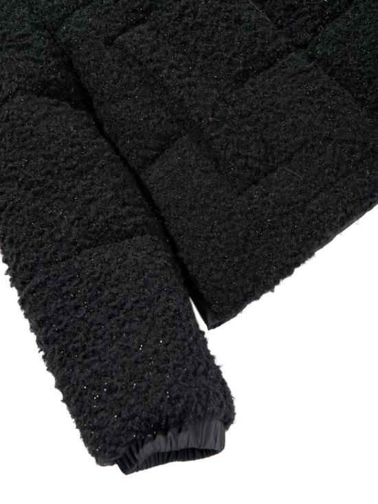  몽클레어 메탈릭 테디 후드 다운 자켓 K29541A0009389B68 BLACK - MONCLER