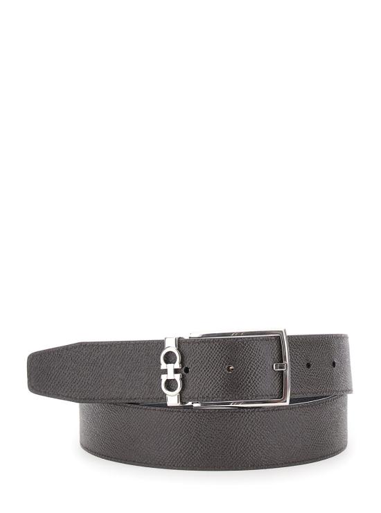 26FW 살바토레 페라가모 리버시블 어드저스터블 간치니 벨트 67A037 BLACK - SALVATORE FERRAGAMO