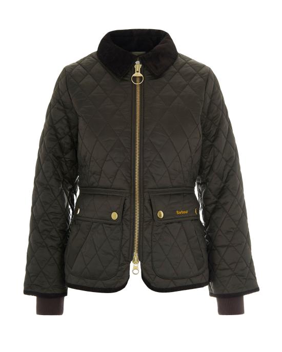 26FW 바버 비드넬 피티드 퀼티드 재킷 LQU1765 SAGE