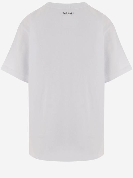 26SS 사카이 폴로 티셔츠 2601150S WHITE