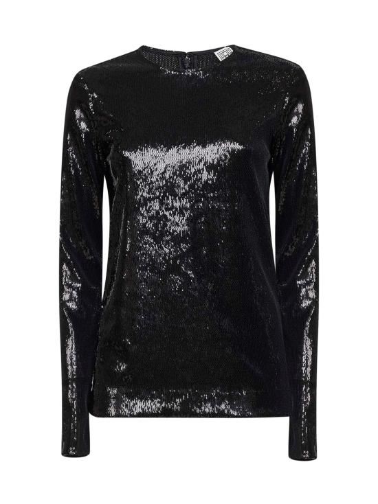 26SS 토템 블라우스 261WRT0732FB0593 001 BLACK