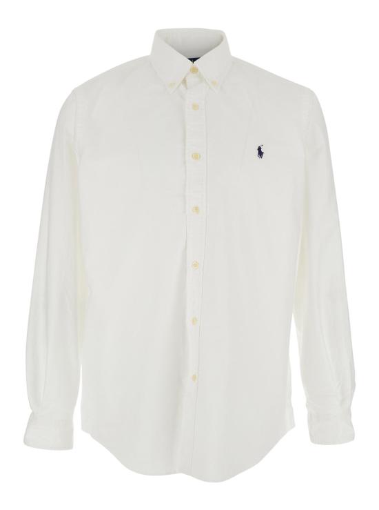26SS 폴로 랄프로렌 커스텀 핏 버튼 다운 셔츠 710772290 WHITE - POLO RALPH LAUREN