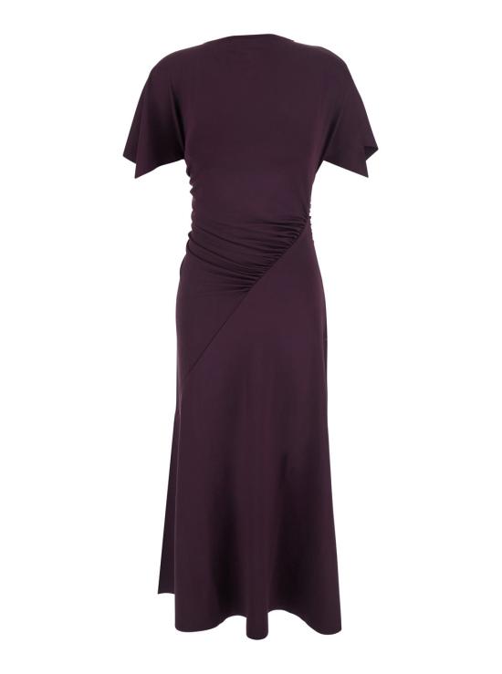 26FW 빅토리아 베컴 원피스 1326JDR007350A BURGUNDY