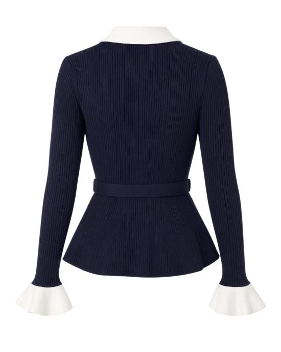 26FW 셀프 포트레이트 니트웨어 PF26131C NAVY - SELF PORTRAIT