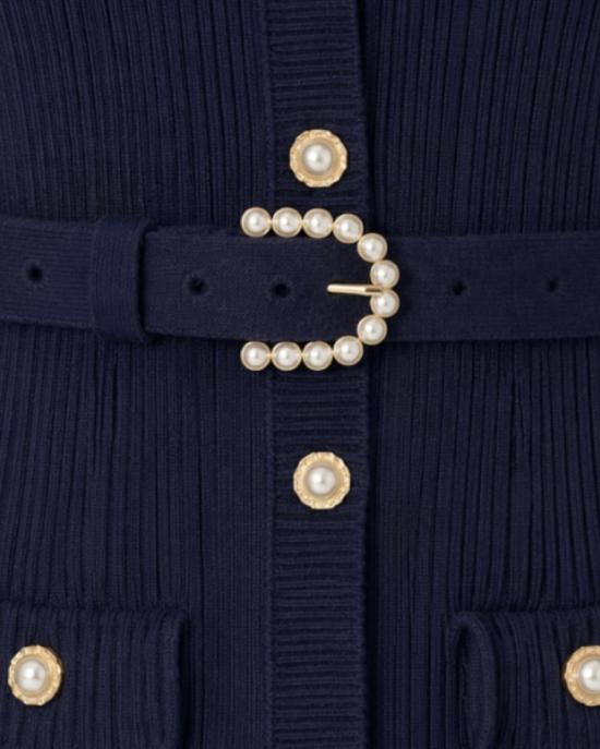 26FW 셀프 포트레이트 니트웨어 PF26131C NAVY - SELF PORTRAIT
