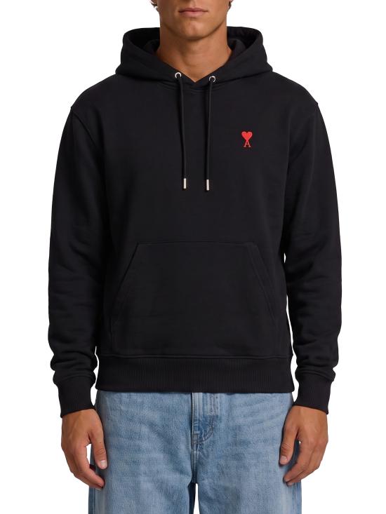26FW 아미 긴팔 티셔츠 BFUSW235 BLACK