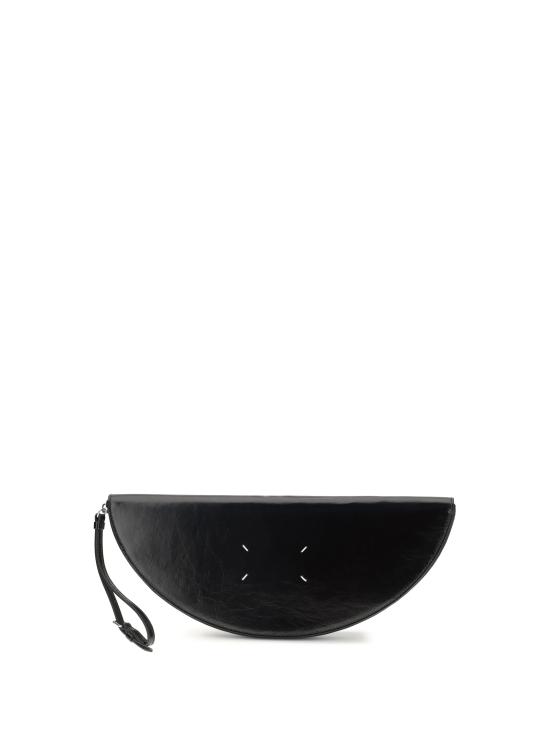 26SS 마르지엘라 하프문 파우치 SB1ZI0015P8831 BLACK - MAISON MARGIELA