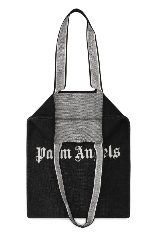 25FW 팜앤젤스 토트백 PMNA061S22KNI001 BLACK - PALM ANGELS
