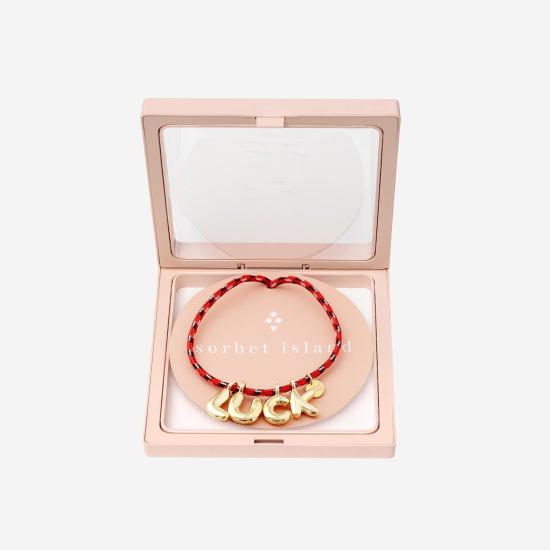 26SS 소르베 목걸이/팬던트 BUBBLELETTERSGOLDPLATED MULTICOLOR - SORBET