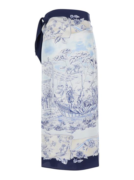 26FW 살바토레 페라가모 스커트 321286 BLUE - SALVATORE FERRAGAMO