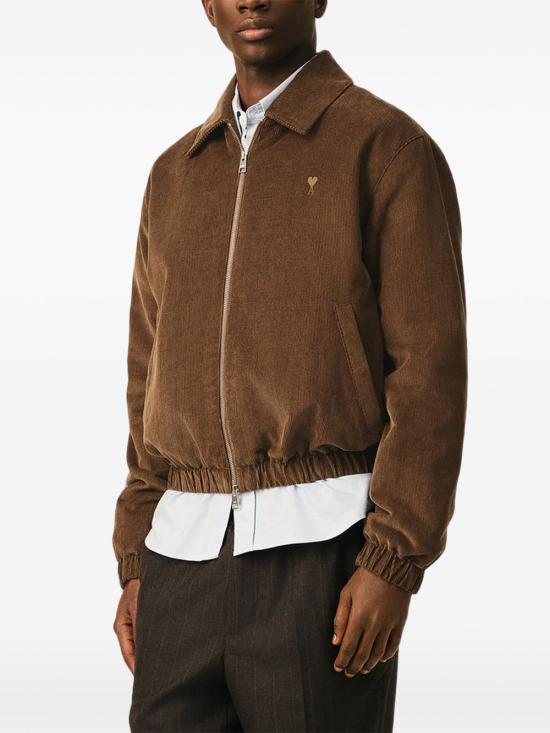 26FW 아미 수트 자켓 HJK830CO0089 2221 MARRON CHOCOLAT - AMI