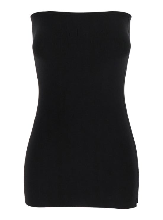 25FW 토템 민소매 티셔츠 253WRT0575YA0187 BLACK