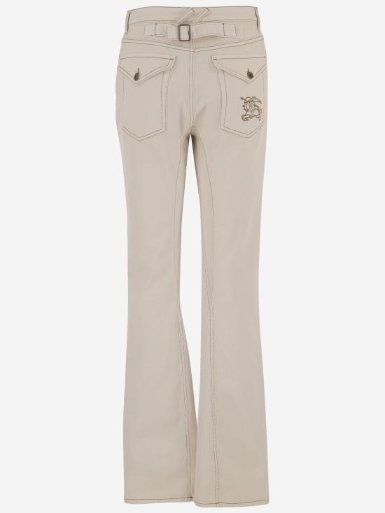 26SS 버버리 하이 라이즈 부츠컷 진 8118523 BEIGE - BURBERRY