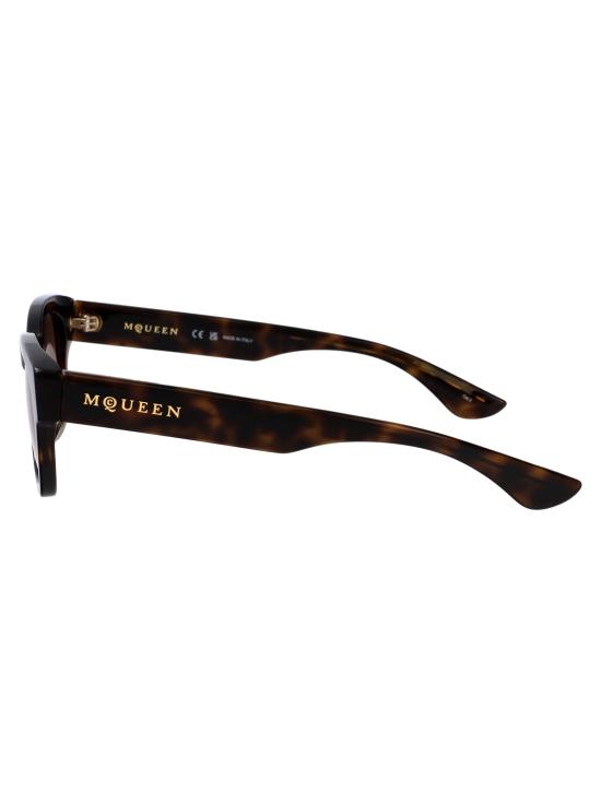 25FW 알렉산더 맥퀸 선글라스 AM0530S BROWN - ALEXANDER MCQUEEN
