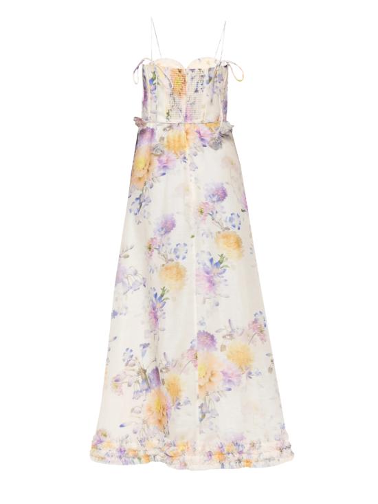 26SS 짐머만 미디 원피스 7568DS261 CRDA CREAM DAHLIA - ZIMMERMANN