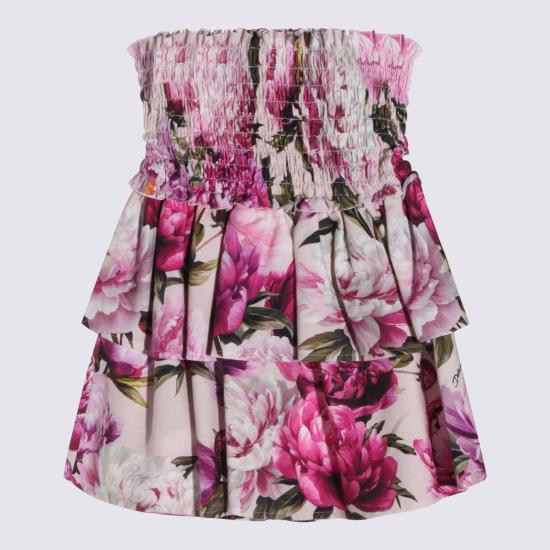 26FW [키즈] 돌체앤가바나 스커트 L56I18 G7QZVHF6FZ PEONIE - DOLCE & GABBANA