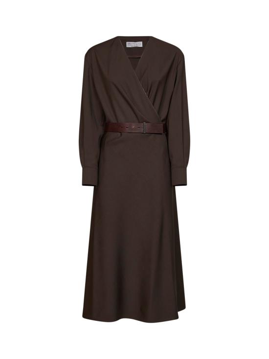 26FW 브루넬로 쿠치넬리 원피스 MB143A5547 C4222 BROWN